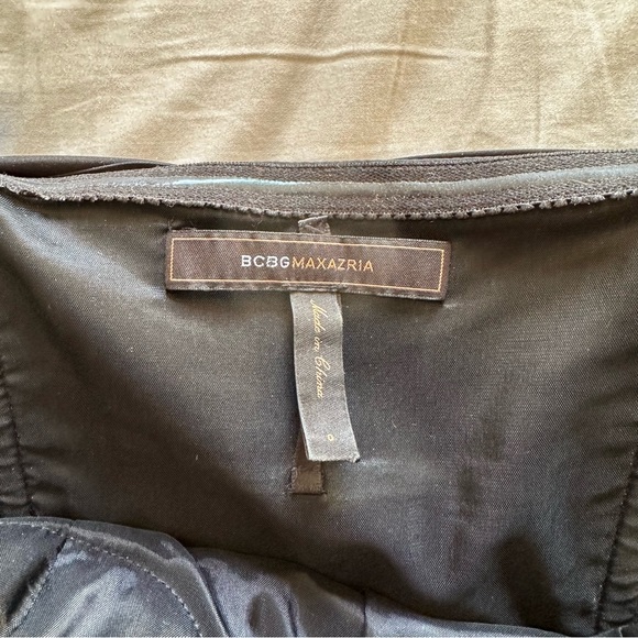 BCBGMAXAZRIA Red and Black Bubble Balloon Dress Size 0 - Picture 5 of 5